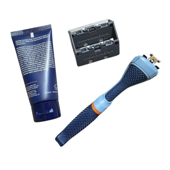 Dollar Shave Club Shaving Starter Set w Handle & Shave Cream Travel Trial NEW - Picture 3 of 4